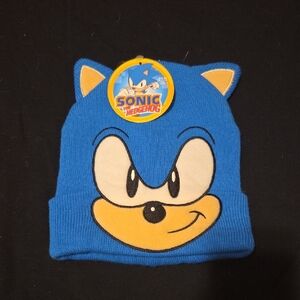 Sonic the Hedgehog Blue Knit Kids Beanie